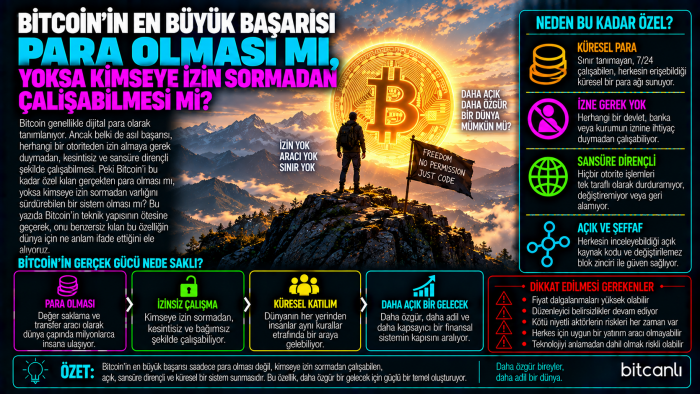 Bitcoin'in En Büyük Başarısı Para Olması mı, Yoksa Kimseye İzin Sormadan Çalışabilmesi mi?